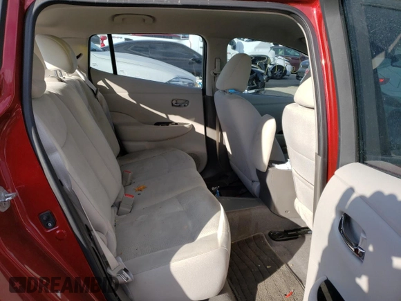 2015 Nissan LEAF SV with VIN 1N4AZ0CP8FC302748, listed as a Copart auction lot 67795322 with 51,746 mi miles. Bid and sale history available at carsss.com. Image 10.
