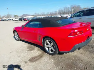 2015 Chevrolet Camaro LT with VIN 2G1FD3D36F9291437, listed as a IAAI auction lot 41492143 with 98,041 mi miles. Bid and sale history available at carsss.com. Image 3.