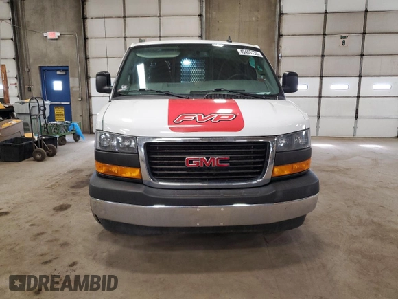 2020 GMC Savana Cargo Van with VIN 1GTW7AFG9L1223393, listed as a Copart auction lot 49453135 with 131,260 mi miles and Salvage Title. Bid and sale history available at carsss.com. Image 5.