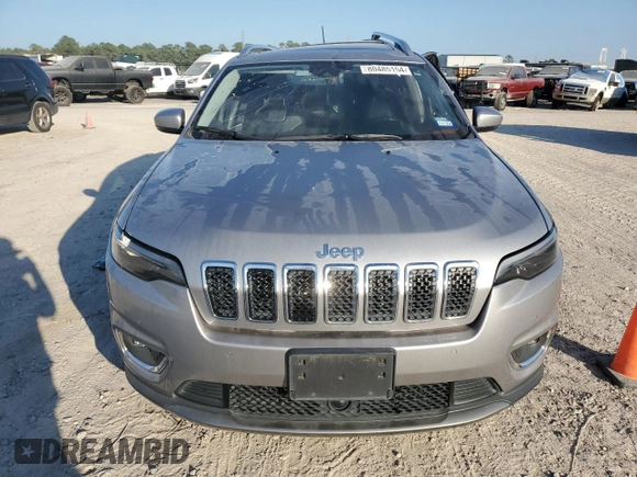 2019 Jeep Cherokee Limited with VIN 1C4PJLDN3KD175289, listed as a Copart auction lot 80485154 with 75,956 mi miles and Salvage Title. Bid and sale history available at DreamBid. Image 5.