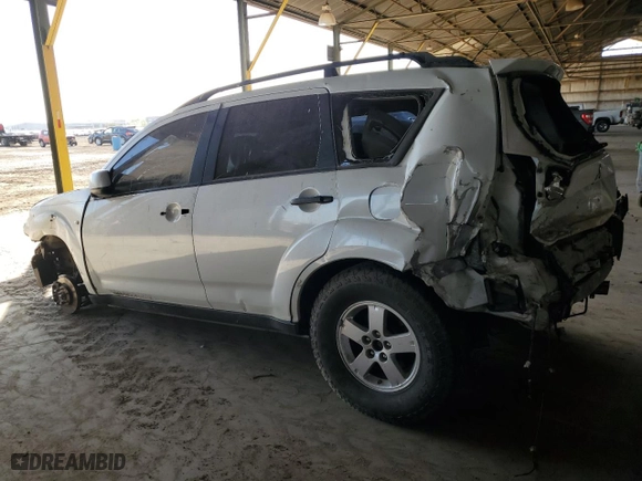 2007 Mitsubishi Outlander LS with VIN JA4MT31X07U016265, listed as a Copart auction lot 47284355 with 201,079 mi miles and Salvage Title. Bid and sale history available at carsss.com. Image 2.