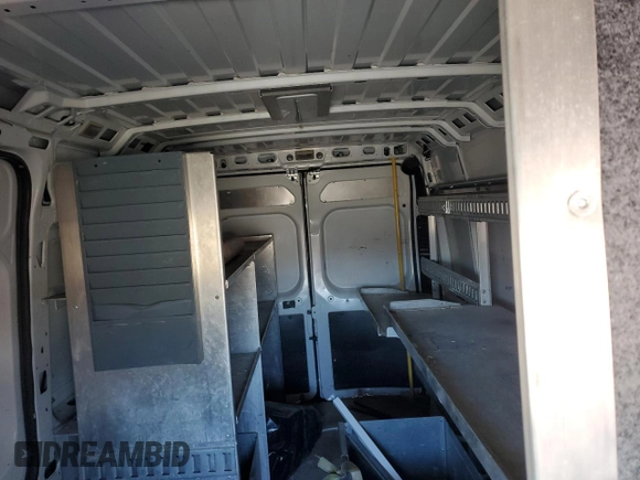 2015 Ram ProMaster Cargo with VIN 3C6TRVDG9FE520986, listed as a Copart auction lot 76489044 with 181,172 mi miles and Salvage Title. Bid and sale history available at carsss.com. Image 10.