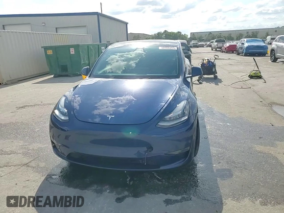 2022 Tesla Model Y Long Range with VIN 7SAYGAEE2NF390507, listed as a Copart auction lot 50986965 with 48,027 mi miles and Non Repairable. Bid and sale history available at DreamBid. Image 15.