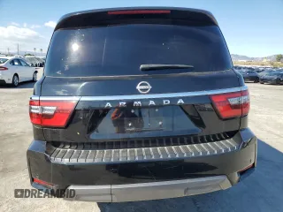 2021 Nissan Armada SV with VIN JN8AY2AD5M9661829, listed as a Copart auction lot 44217485 with 91,246 mi miles and Clean Title. Bid and sale history available at carsss.com. Image 6.