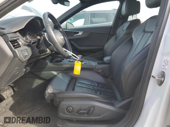 2018 Audi A4 Premium with VIN WAUDNAF48JA022159, listed as a Copart auction lot 44541125 with 78,585 mi miles and Salvage Title. Bid and sale history available at carsss.com. Image 7.