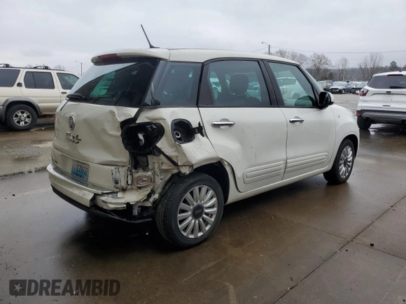 2014 FIAT 500L Easy with VIN ZFBCFABH3EZ028210, listed as a Copart auction lot 83995984 with Not Provided miles and Salvage Title. Bid and sale history available at DreamBid. Image 3.