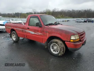 1999 Ford Ranger XL with VIN 1FTYR10C7XUB63384, listed as a Copart auction lot 51755495 with 45,420 mi miles and Clean Title. Bid and sale history available at carsss.com. Image 4.