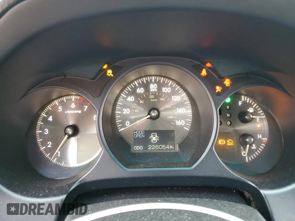 2006 Lexus GS 300 with VIN JTHBH96S165033310, listed as a Copart auction lot 71765834 with 226,054 mi miles and Clean Title. Bid and sale history available at DreamBid. Image 9.