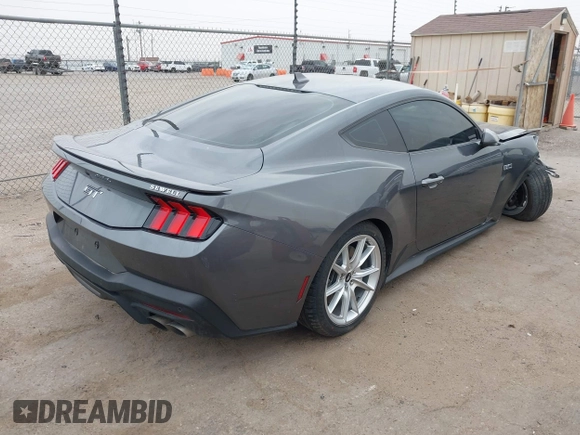 2024 Ford Mustang GT with VIN 1FA6P8CF4R5420368, listed as a IAAI auction lot 41698836 with 12,708 mi miles and . Bid and sale history available at DreamBid. Image 4.