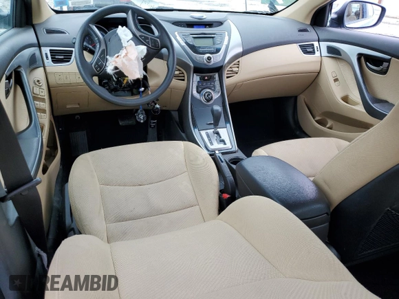 2013 Hyundai Elantra GLS z VIN KMHDH4AE8DU492556, wystawiony jako Copart lot #46315605 z przebiegiem 150 675 mil mil oraz Szkoda całkowita • Salvage title. Historia ofert i sprzedaży dostępna na DreamBid. Obrazek 8.