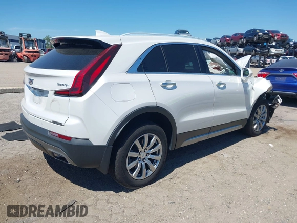 2020 Cadillac XT4 FWD Premium Luxury with VIN 1GYFZCR49LF138493, listed as a IAAI auction lot 41894823 with 49,000 mi miles and . Bid and sale history available at carsss.com. Image 4.
