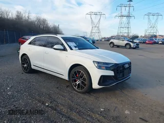 2019 Audi Q8 Prestige with VIN WA1FVAF19KD038382, listed as a IAAI auction lot 41237280 with 57,504 mi miles. Bid and sale history available at carsss.com. Image 1.