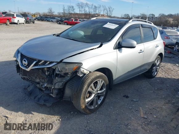 2013 Nissan Murano SV with VIN JN8AZ1MW2DW300287, listed as a IAAI auction lot 41668331 with 71,099 mi miles. Bid and sale history available at carsss.com. Image 17.