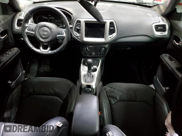 2021 Jeep Compass 80th Anniversary with VIN 3C4NJDEB2MT517099, listed as a Copart auction lot 59578605 with 67,595 mi miles and Non repairable. Bid and sale history available at DreamBid. Image 8.