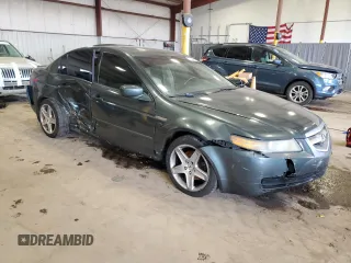 2004 Acura TL with VIN 19UUA66234A036244, listed as a Copart auction lot 46888675 with 0 mi miles and Salvage Title. Bid and sale history available at carsss.com. Image 4.