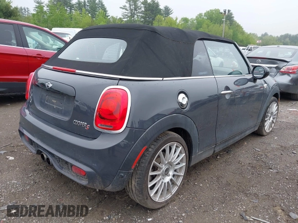 2017 MINI Convertible Cooper S with VIN WMWWG9C39H3D22503, listed as a IAAI auction lot 42269882 with 20,755 mi miles and . Bid and sale history available at DreamBid. Image 4.