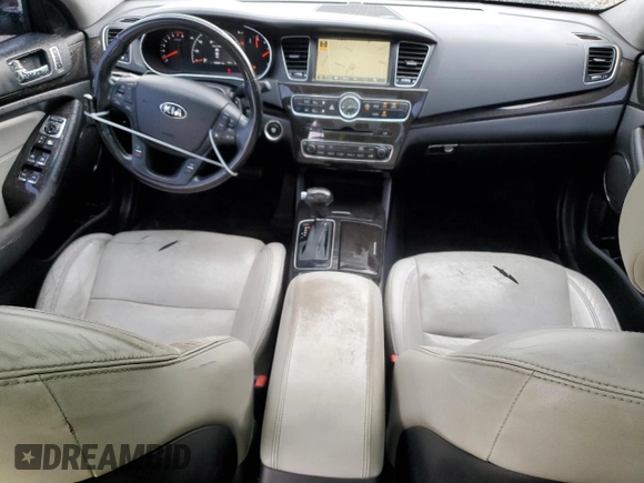 2014 Kia Cadenza Limited with VIN KNALN4D7XE5149343, listed as a Copart auction lot 71282744 with 168,851 mi miles and Salvage Title. Bid and sale history available at carsss.com. Image 8.
