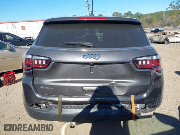 2023 Jeep Compass Sport with VIN 3C4NJDAN0PT551742, listed as a IAAI auction lot 41683808 with 4,135 mi miles and . Bid and sale history available at DreamBid. Image 16.