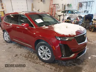 2021 Cadillac XT6 Luxury with VIN 1GYKPBR47MZ171653, listed as a IAAI auction lot 41564091 with 42,386 mi miles. Bid and sale history available at carsss.com. Image 1.