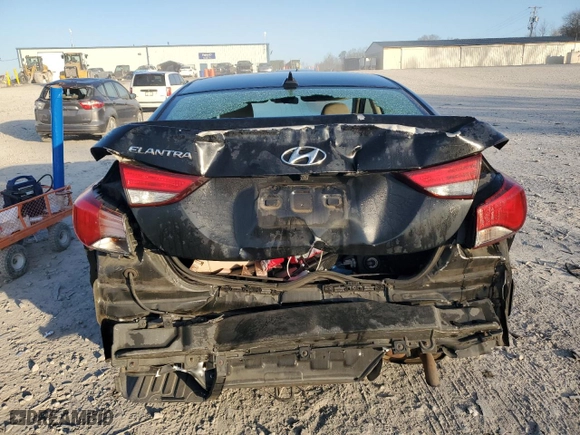 2016 Hyundai Elantra Value Edition with VIN KMHDH4AE7GU632844, listed as a Copart auction lot 48435605 with 162,995 mi miles and Salvage Title. Bid and sale history available at carsss.com. Image 6.