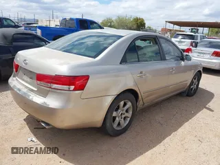 2006 Hyundai Sonata GLS with VIN 5NPEU46F56H148606, listed as a IAAI auction lot 42142541 with 106,144 mi miles and . Bid and sale history available at DreamBid. Image 4.