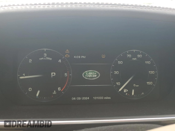 2016 Land Rover Range Rover with VIN SALGR2KF0GA319168, listed as a Copart auction lot 70199414 with 101,033 mi miles and Clean Title. Bid and sale history available at DreamBid. Image 9.