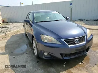 2012 Lexus IS 250 with VIN JTHCF5C23C5055442, listed as a Copart auction lot 58439585 with 104,121 mi miles and Salvage title. Bid and sale history available at DreamBid. Image 13.