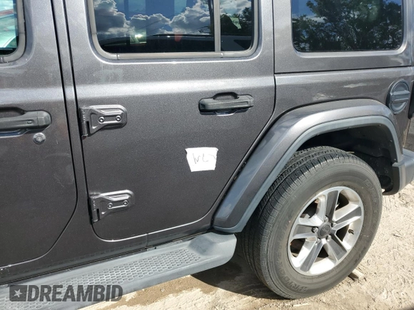 2021 Jeep Wrangler Unlimited Sahara High Altitude z VIN 1C4HJXEG0MW603872, wystawiony jako Copart lot #74835884 z przebiegiem 31 008 mil mil oraz Nie do naprawy • Non repairable. Historia ofert i sprzedaży dostępna na DreamBid. Obrazek 13.