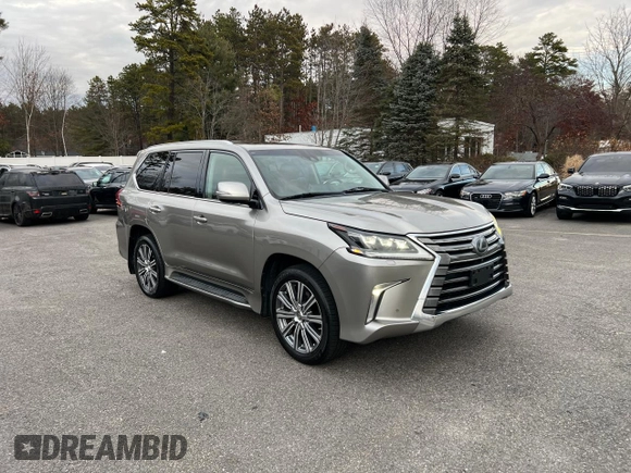2016 Lexus LX 570 with VIN JTJHY7AX7G4203810, listed as a Copart auction lot 86017494 with 296,703 mi miles and Clean Title. Bid and sale history available at DreamBid. Image 2.