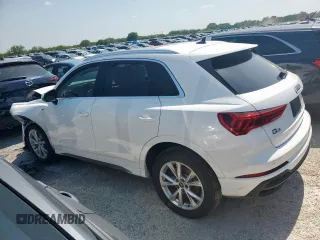 2023 Audi Q3 S line Premium with VIN WA1DECF35P1054849, listed as a Copart auction lot 58766615 with 43,588 mi miles and Salvage title. Bid and sale history available at DreamBid. Image 2.