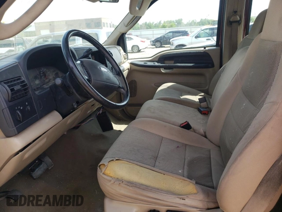 2005 Ford Super Duty F-250 XL with VIN 1FTSW20P75EC76377, listed as a Copart auction lot 53994404 with 288,077 mi miles and Salvage Title. Bid and sale history available at carsss.com. Image 7.