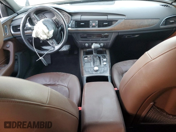 2013 Audi A6 Premium Plus with VIN WAUDFAFC7DN018573, listed as a Copart auction lot 79898604 with 71,914 mi miles and Salvage title. Bid and sale history available at DreamBid. Image 8.