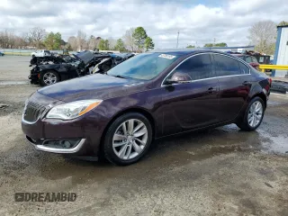 2017 Buick Regal Premium II with VIN 2G4GR5GX0H9131544, listed as a Copart auction lot 43786165 with 122,983 mi miles and Salvage Title. Bid and sale history available at carsss.com. Image 1.