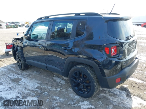 2016 Jeep Renegade Latitude with VIN ZACCJBBT8GPD00919, listed as a IAAI auction lot 41379627 with 104,791 mi miles. Bid and sale history available at carsss.com. Image 3.