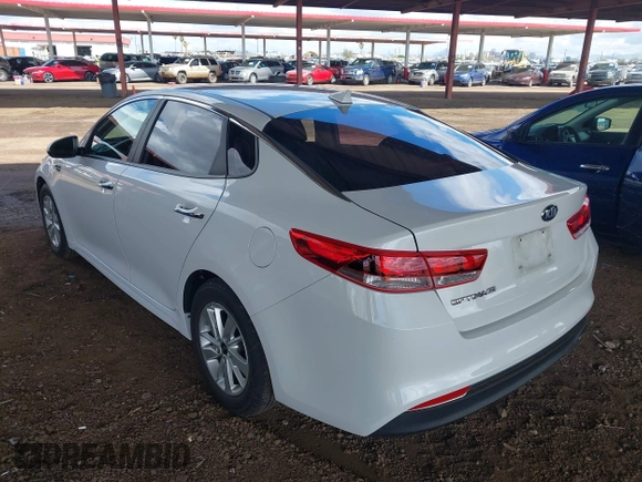 2016 Kia Optima LX with VIN 5XXGT4L3XGG119847, listed as a IAAI auction lot 41789193 with 62,804 mi miles. Bid and sale history available at carsss.com. Image 3.