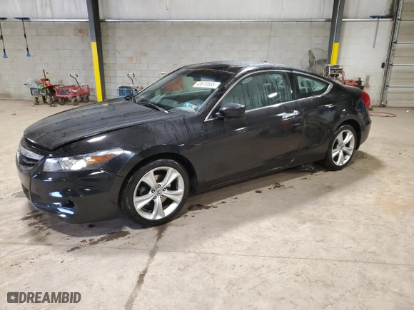 2011 Honda Accord Cpe EX-L with VIN 1HGCS2B83BA002281, listed as a Copart auction lot 48670585 with 122,446 mi miles and Salvage Title. Bid and sale history available at carsss.com. Image 1.