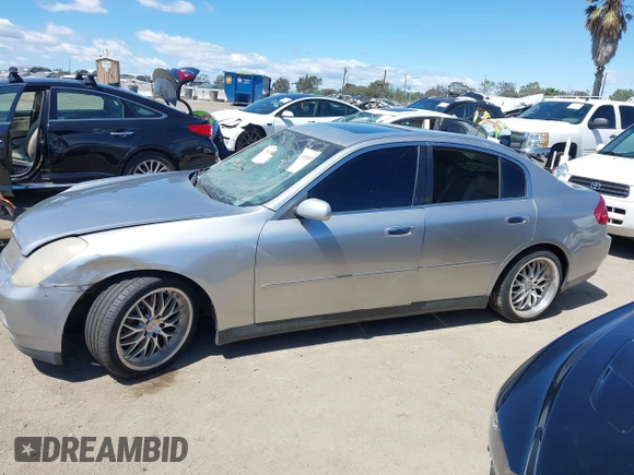2003 Infiniti G35 with VIN JNKCV51E73M020943, listed as a IAAI auction lot 41930959 with Not Provided miles and . Bid and sale history available at DreamBid. Image 13.