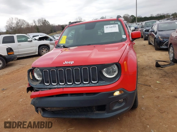 2017 Jeep Renegade Altitude z VIN ZACCJABB1HPF97308, wystawiony jako IAAI lot #41768981 z przebiegiem 70 700 mil mil oraz . Historia ofert i sprzedaży dostępna na DreamBid. Obrazek 13.
