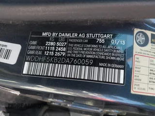 2013 Mercedes-Benz E 350 Luxury with VIN WDDHF5KB2DA760059, listed as a IAAI auction lot 41866031 with 190,203 mi miles and . Bid and sale history available at DreamBid. Image 9.