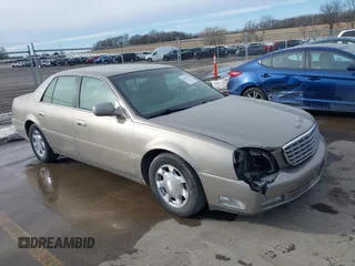 2000 Cadillac DeVille z VIN 1G6KD54Y9YU337753, wystawiony jako IAAI lot #41622432 z przebiegiem 119 986 mil mil oraz . Historia ofert i sprzedaży dostępna na DreamBid. Obrazek 1.