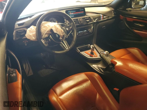 2018 BMW M4 with VIN WBS4Y9C56JAC86367, listed as a Copart auction lot 54995374 with 85,280 mi miles and Salvage Title. Bid and sale history available at carsss.com. Image 8.