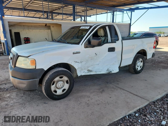 2007 Ford F-150 XL with VIN 1FTRF12277NA85488, listed as a Copart auction lot 60299875 with 219,127 mi miles and Salvage title. Bid and sale history available at DreamBid. Image 1.