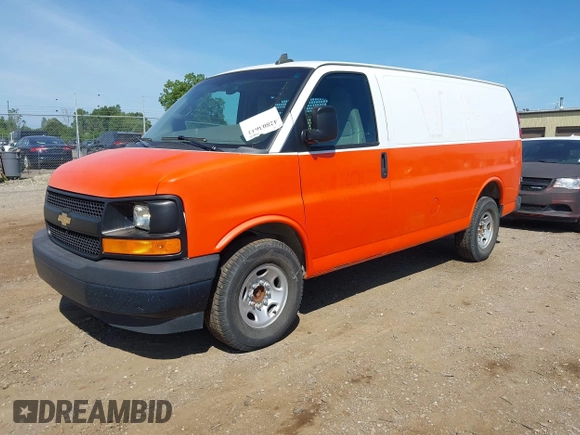 2017 Chevrolet Express Cargo with VIN 1GCWGAFF1H1177024, listed as a IAAI auction lot 42803642 with 242,596 mi miles and . Bid and sale history available at DreamBid. Image 2.