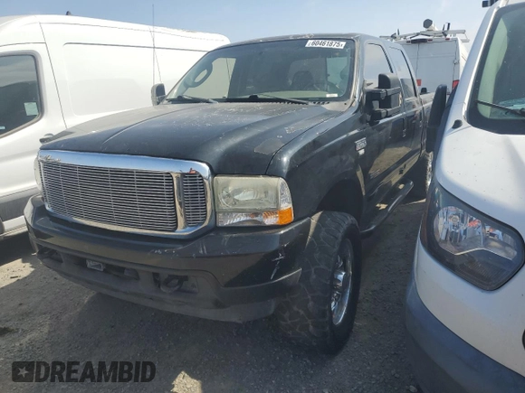 2003 Ford F-250 XL with VIN 1FTNW21P03EC70140, listed as a Copart auction lot 60461875 with 133,397 mi miles and Clean title. Bid and sale history available at DreamBid. Image 1.