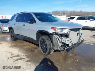 2019 Chevrolet Traverse Premier with VIN 1GNEVKKWXKJ274010, listed as a IAAI auction lot 41601979 with 82,592 mi miles. Bid and sale history available at carsss.com. Image 1.