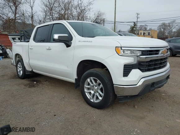2022 Chevrolet Silverado 1500 LT with VIN 1GCPDKEK3NZ611703, listed as a IAAI auction lot 41298996 with 23,912 mi miles. Bid and sale history available at carsss.com. Image 1.