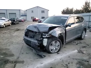2019 Volkswagen Atlas SEL with VIN 1V2MR2CA5KC611651, listed as a Copart auction lot 86368654 with 54,066 mi miles and Salvage title. Bid and sale history available at DreamBid. Image 12.