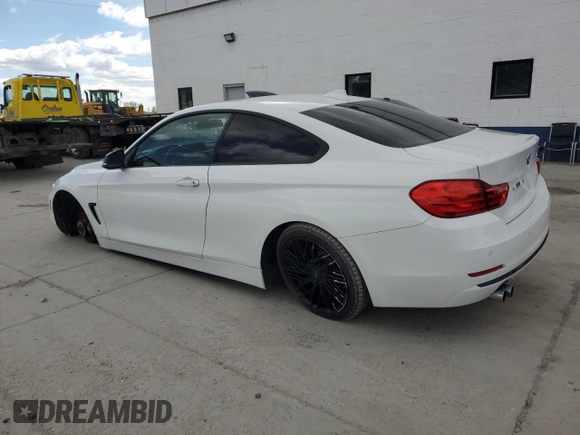 2014 BMW 4 Series 428i with VIN WBA3N7C58EK220123, listed as a Copart auction lot 53662895 with 140,330 mi miles and Salvage Title. Bid and sale history available at carsss.com. Image 2.