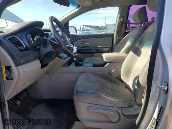 2017 Kia Sedona L with VIN KNDMA5C11H6273442, listed as a Copart auction lot 88358015 with 129,700 mi miles and Salvage Title. Bid and sale history available at DreamBid. Image 7.