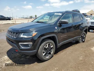 2017 Jeep Compass Trailhawk z VIN 3C4NJDDB4HT636215, wystawiony jako Copart lot #61841315 z przebiegiem 77 872 mil mil oraz Szkoda całkowita • Salvage title. Historia ofert i sprzedaży dostępna na DreamBid. Obrazek 1.